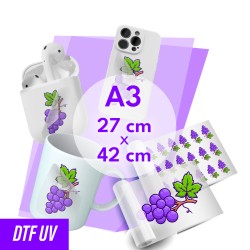 DTF UV A3 - 27x42cm |...