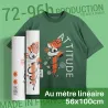 TRANSFERT DTF Textile au mètre linéaire - 56cm de large - Production Économique 72-96h